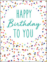 Happy Birthday To You Dots Card