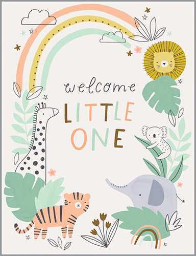 In The Jungle Baby Card