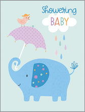 Load image into Gallery viewer, Umbrella Baby Shower Card