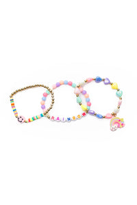 Rainbow Smiles Bracelet 3 Piece Set