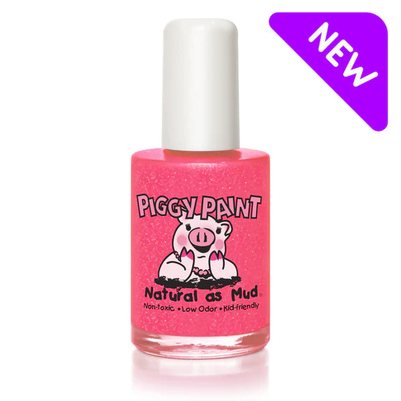 Light Of The Party Neon Coral Shimmer Nail Polish