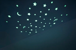 Starry Night Glow In The Dark Wall Stickers