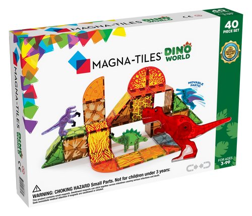 40 PC Magnatiles Dino World