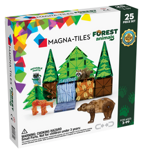 25 PC Magnatiles Forest Animals