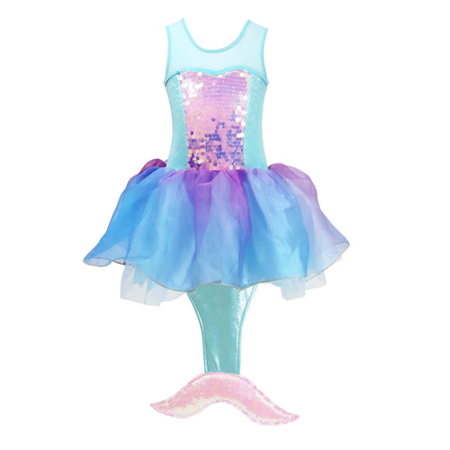 Mermaid Dress Size 3/4 Blue