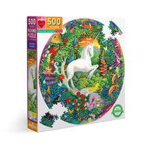 Load image into Gallery viewer, 500 PC Unicorn Garden Puzzle