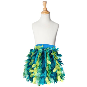 Small Teal Petal Party Skirt