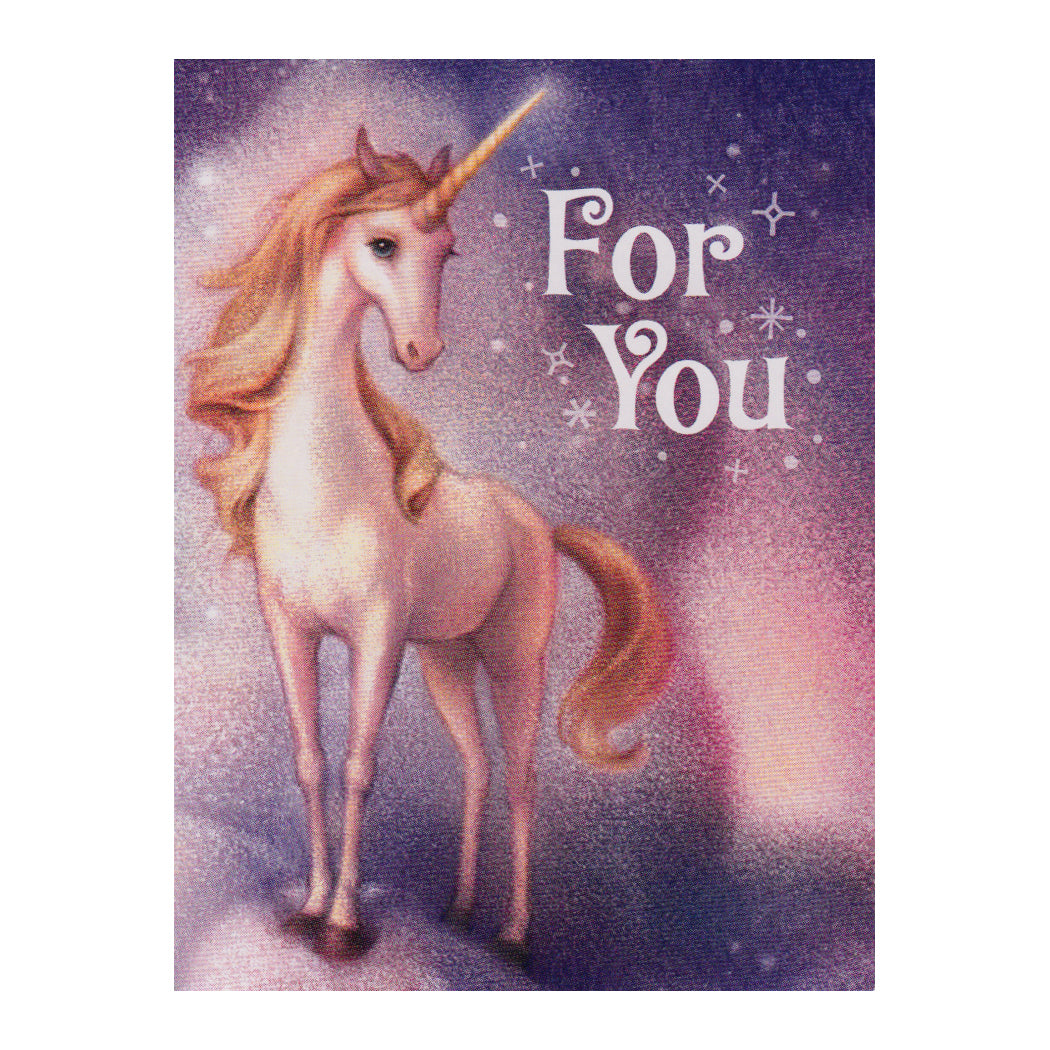 Unicorn For You Enclosure Card