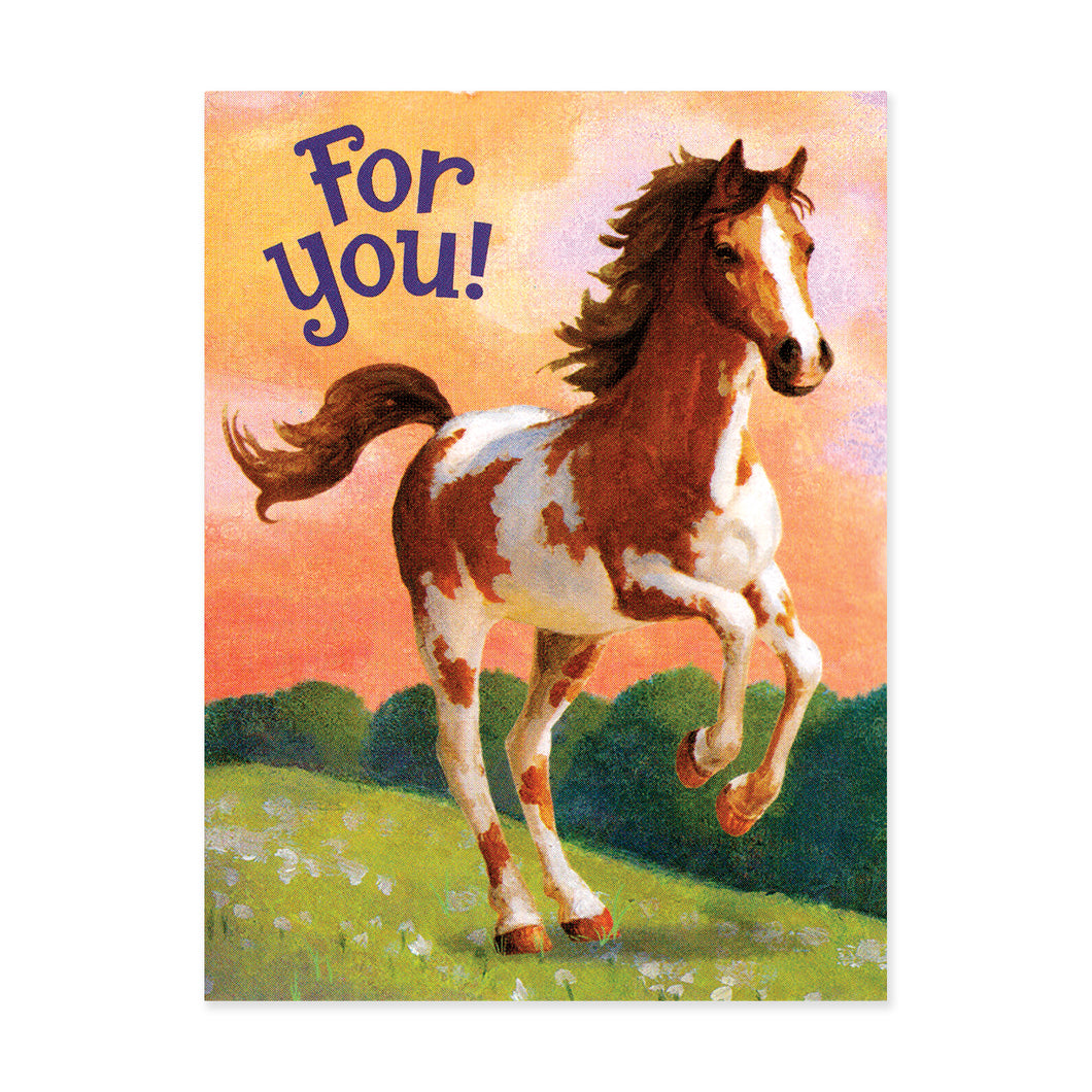 Horse For You Enclosure Card