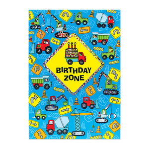 Birthday Zone Sign Birthday Card