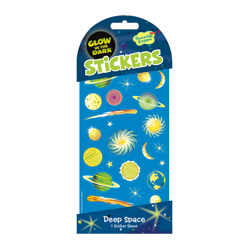 Deep Space Glow In The Dark Sticker Pack