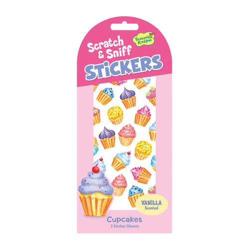 Cupcakes Vanilla Scratch & Sniff Sticker Pack