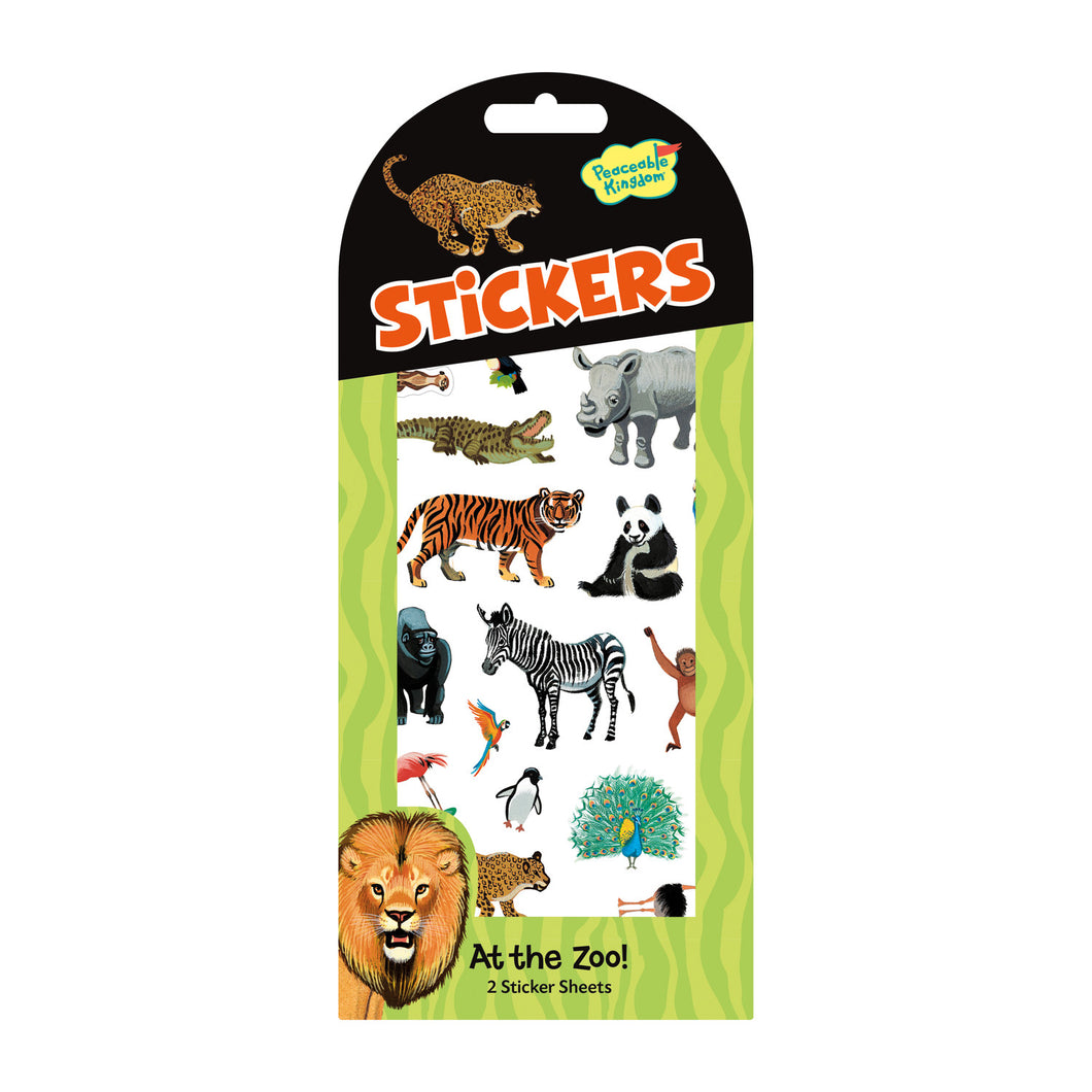 At The Zoo Animal Sticker Pack