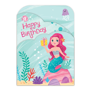 Decorate Your Own Mermaid Card