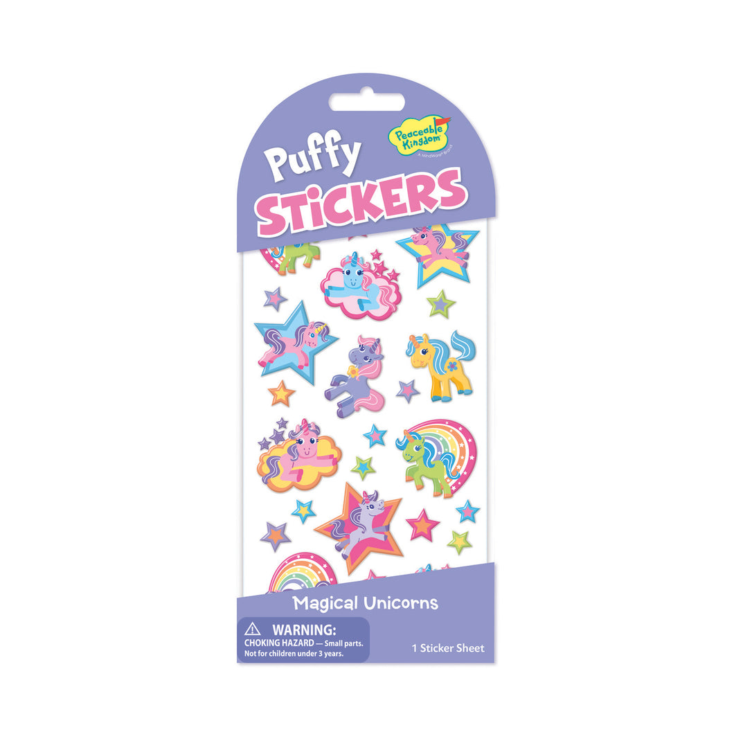 Magical Unicorn Puffy Sticker Pack