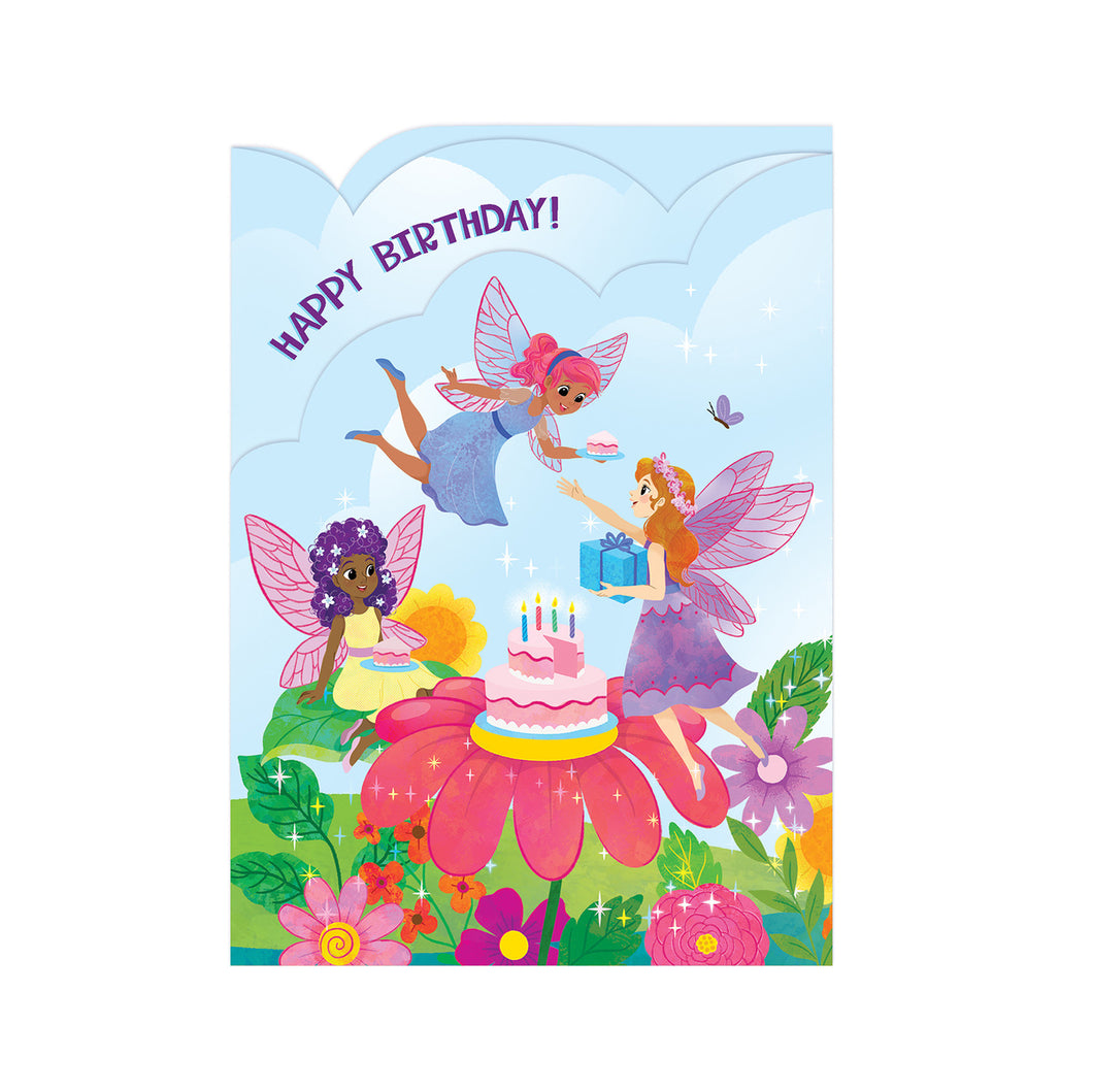 Fairy Garden Tri-Fold Card