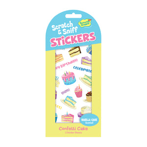 Confetti Cake Scratch & Sniff Sticker Pack