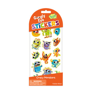 *Crazy Monsters Googly Eye Sticker Pack