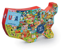 Load image into Gallery viewer, 200 PC USA Shaped Box Puzzle