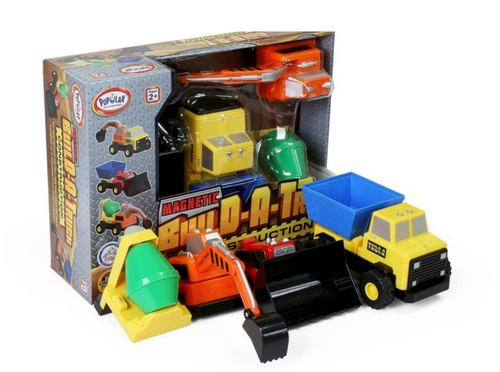 Magnetic Build A Truck Construction Set