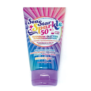 Rainbow Glitter Sea Star Sparkle SPF 50+ Sunscreen