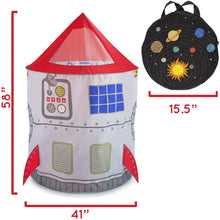 Load image into Gallery viewer, Space Adventure Roarin Rocket Tent
