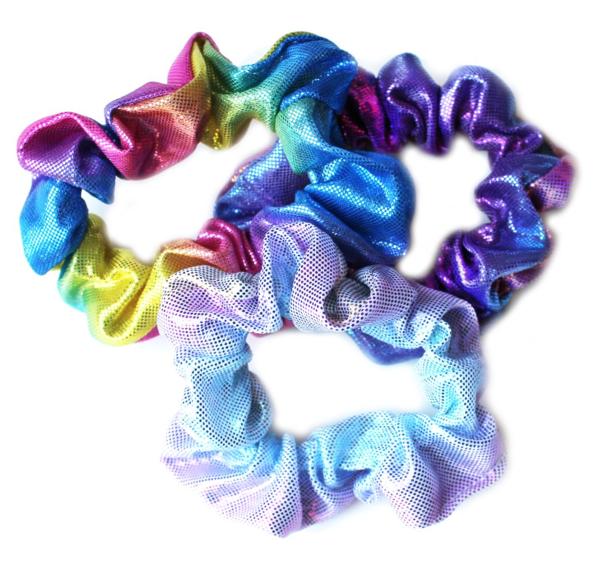 Tie Dye Rainbow Girl Scrunchie