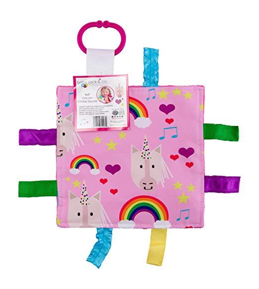 Unicorn Crinkle Sensory Square