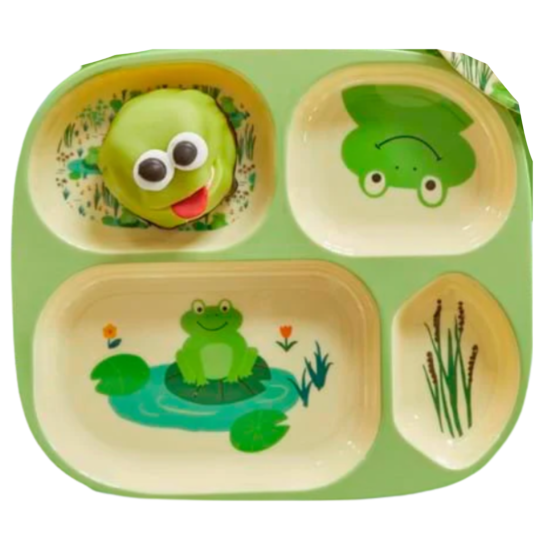 Frog Melamine Dinner Set – ShenanigansToys