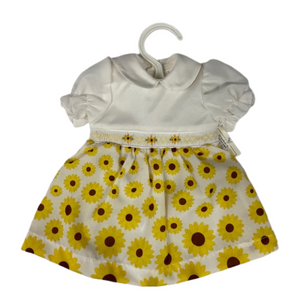 15" Sunflower On Skirt Doll Dress