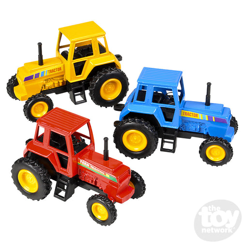 Farm Tractor Die-Cast Pull Back