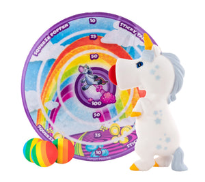 White Unicorn Popper With Target
