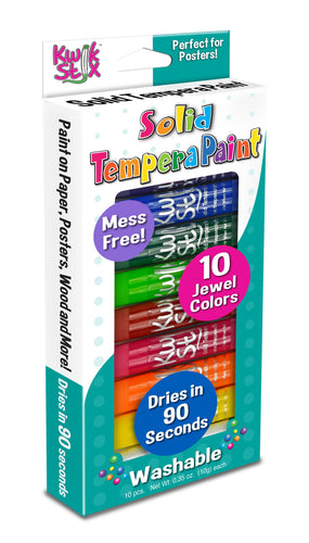 10 Jewel Colors Kwik Stix
