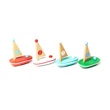 Load image into Gallery viewer, Wooden Sailboat