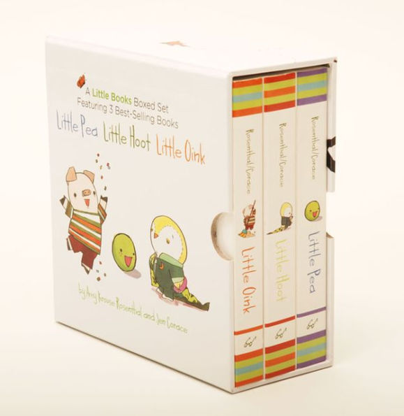 Little Pea, Little Hoot, Little Oink Board Books boxed