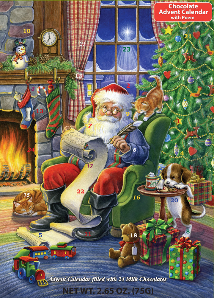 Naughty Or Nice Chocolate Advent Calendar