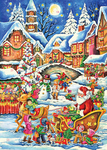 Santa Sleigh Mini Advent Calendar