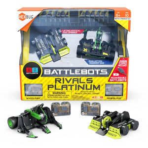 Hexbug Battle Bots Rivals Platinum (Whiplash & Sawblaze)
