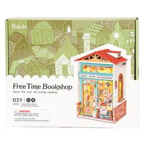 DIY Free Time Bookshop Miniature Kit