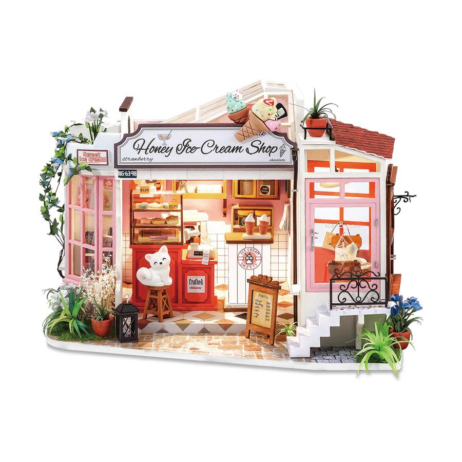 Honey Ice-Cream Shop Miniature House Kit