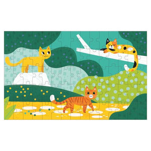 75 PC Lenticular Cats Big And Small Puzzle