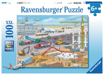 100 PC Construction at the Airport Puzzle