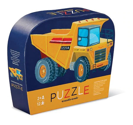 12 PC Construction Zone Mini Puzzle