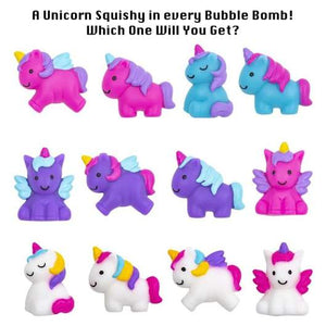 Unicorn Squishy Surprise Bubble Bath Bomb Boxed
