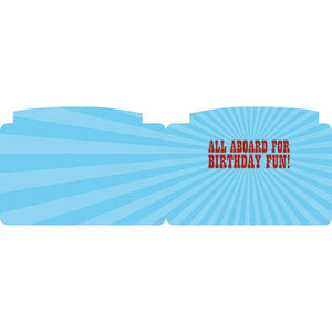 Birthday Express Train Foil Birthday Card