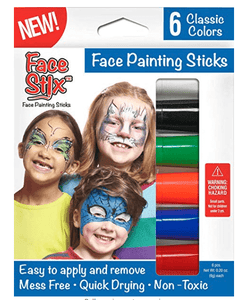 Face Paint Sticks 6 Pack