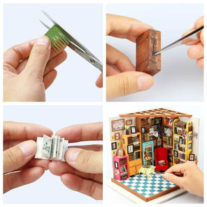 DIY Sam's Study Miniature House Kit