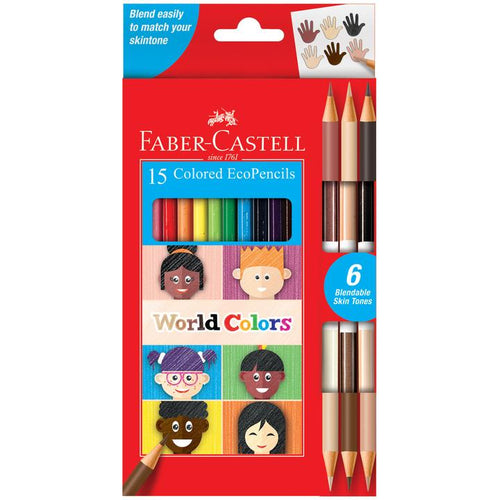 World Colors 15 Count Eco Pencils