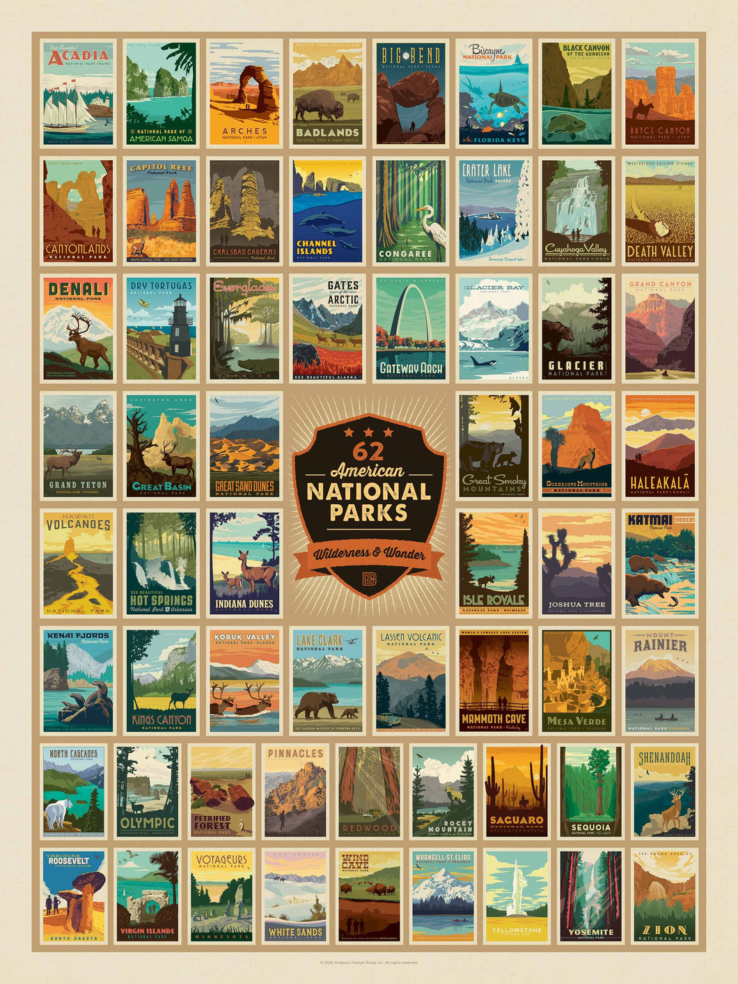500 PC National Parks Puzzle