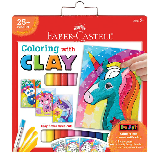 Do Art Coloring With Clay Unicorn & Friends